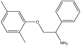 2-(2,5-dimethylphenoxy)-1-phenylethanamine Struktur