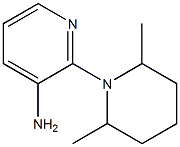 2-(2,6-dimethylpiperidin-1-yl)pyridin-3-amine Struktur