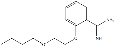 2-(2-butoxyethoxy)benzene-1-carboximidamide Struktur