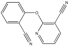 2-(2-cyanophenoxy)nicotinonitrile Struktur