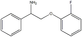 2-(2-fluorophenoxy)-1-phenylethanamine Struktur