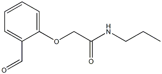 2-(2-formylphenoxy)-N-propylacetamide Struktur