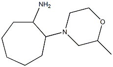 2-(2-methylmorpholin-4-yl)cycloheptanamine Struktur