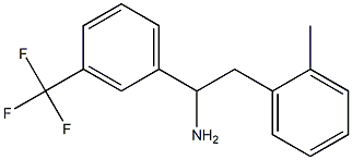 2-(2-methylphenyl)-1-[3-(trifluoromethyl)phenyl]ethan-1-amine Struktur