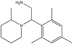 2-(2-methylpiperidin-1-yl)-2-(2,4,6-trimethylphenyl)ethan-1-amine Struktur