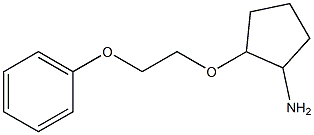 2-(2-phenoxyethoxy)cyclopentan-1-amine Struktur