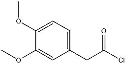 2-(3,4-dimethoxyphenyl)acetyl chloride Struktur