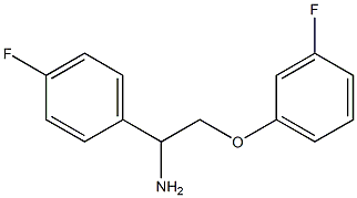 2-(3-fluorophenoxy)-1-(4-fluorophenyl)ethanamine Struktur