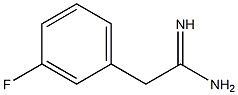 2-(3-fluorophenyl)ethanimidamide Struktur