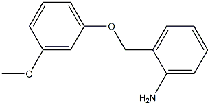 2-(3-methoxyphenoxymethyl)aniline Struktur