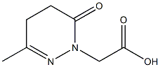 2-(3-methyl-6-oxo-1,4,5,6-tetrahydropyridazin-1-yl)acetic acid Struktur