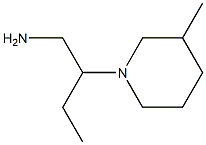 2-(3-methylpiperidin-1-yl)butan-1-amine Struktur