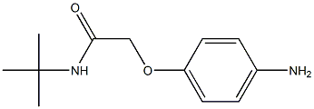 2-(4-aminophenoxy)-N-(tert-butyl)acetamide Struktur