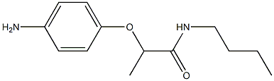 2-(4-aminophenoxy)-N-butylpropanamide Struktur