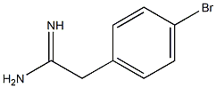 2-(4-bromophenyl)ethanimidamide Struktur