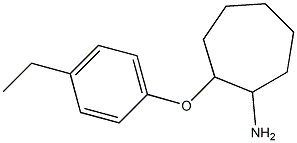 2-(4-ethylphenoxy)cycloheptan-1-amine Struktur