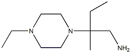 2-(4-ethylpiperazin-1-yl)-2-methylbutan-1-amine Struktur