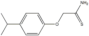 2-(4-isopropylphenoxy)ethanethioamide Struktur