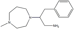 2-(4-methyl-1,4-diazepan-1-yl)-3-phenylpropan-1-amine Struktur