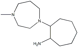 2-(4-methyl-1,4-diazepan-1-yl)cycloheptan-1-amine Struktur