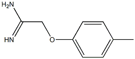 2-(4-methylphenoxy)ethanimidamide Struktur