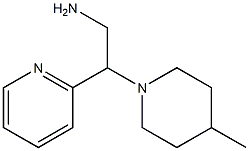 2-(4-methylpiperidin-1-yl)-2-(pyridin-2-yl)ethan-1-amine Struktur