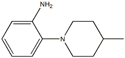 2-(4-methylpiperidin-1-yl)aniline Struktur