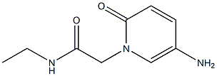 2-(5-amino-2-oxo-1,2-dihydropyridin-1-yl)-N-ethylacetamide Struktur