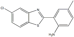 2-(5-chloro-1,3-benzothiazol-2-yl)-4-methylaniline Struktur