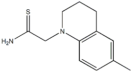 2-(6-methyl-3,4-dihydroquinolin-1(2H)-yl)ethanethioamide Struktur