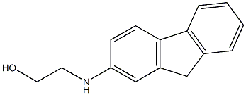 2-(9H-fluoren-2-ylamino)ethan-1-ol Struktur