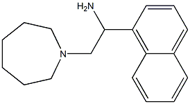 2-(azepan-1-yl)-1-(naphthalen-1-yl)ethan-1-amine Struktur