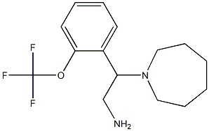 2-(azepan-1-yl)-2-[2-(trifluoromethoxy)phenyl]ethan-1-amine Struktur