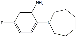 2-(azepan-1-yl)-5-fluoroaniline Struktur