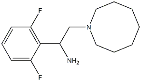 2-(azocan-1-yl)-1-(2,6-difluorophenyl)ethan-1-amine Struktur