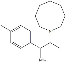 2-(azocan-1-yl)-1-(4-methylphenyl)propan-1-amine Struktur