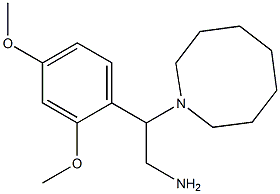 2-(azocan-1-yl)-2-(2,4-dimethoxyphenyl)ethan-1-amine Struktur