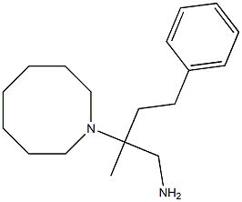 2-(azocan-1-yl)-2-methyl-4-phenylbutan-1-amine Struktur