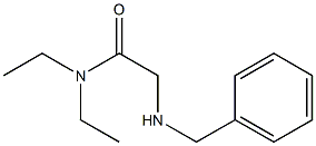 2-(benzylamino)-N,N-diethylacetamide Struktur