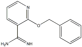 2-(benzyloxy)pyridine-3-carboximidamide Struktur