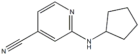 2-(cyclopentylamino)isonicotinonitrile Struktur