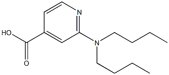 2-(dibutylamino)pyridine-4-carboxylic acid Struktur