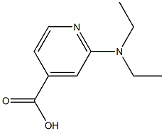 2-(diethylamino)pyridine-4-carboxylic acid Struktur