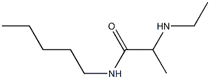 2-(ethylamino)-N-pentylpropanamide Struktur