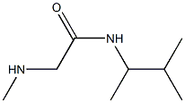 2-(methylamino)-N-(3-methylbutan-2-yl)acetamide Struktur