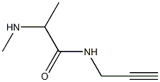 2-(methylamino)-N-(prop-2-yn-1-yl)propanamide Struktur