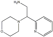 2-(morpholin-4-yl)-2-(pyridin-2-yl)ethan-1-amine Struktur