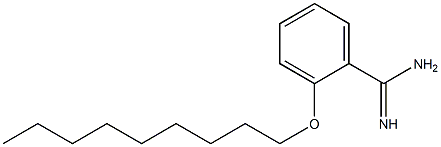 2-(nonyloxy)benzene-1-carboximidamide Struktur