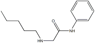 2-(pentylamino)-N-phenylacetamide Struktur