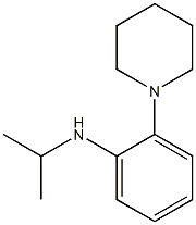 2-(piperidin-1-yl)-N-(propan-2-yl)aniline Struktur